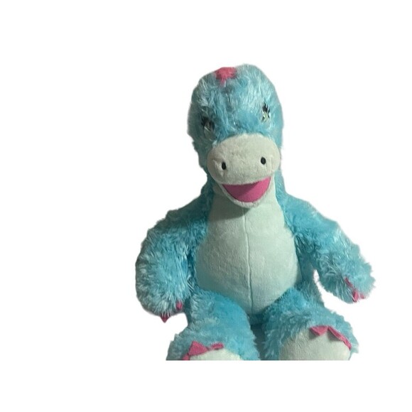 BABW / Build a Bear Workshop Dinosaur TURQUOISE STEGOSAURUS 18” Plush Toy - Picture 12 of 13